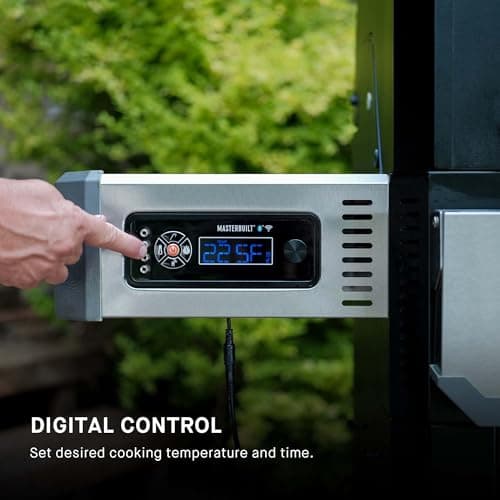 Masterbuilt Gravity Series® 800 Digital Charcoal Grill, Griddle and Smoker with Digital Control, App Connectivity and 800 Cooking Square Inches in Black, Model MB20040221
