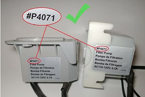 P4071 58113 Hot Tub Water Pump E02 Repair Kit for Coleman SaluSpa Lay-Z-Spa (w/Impeller & Shafts)