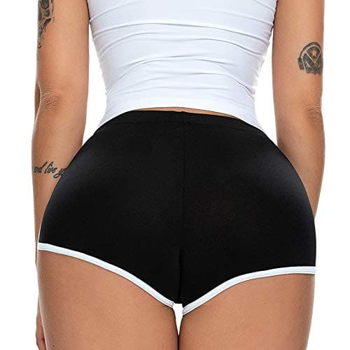 Women's Sexy Booty Shorts Retro Dolphin Shorts Sports Yoga Gym Running Hot Pants