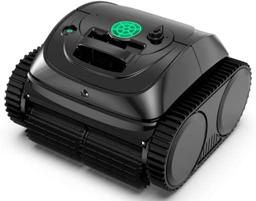 WYBOT C1 Cordless Pool Vacuum for Inground Pools, Robotic Pool Cleaner 150-Min Runtime, Wall Climbing, Triple-Motor, Intelligent Route Planning, Ideal for Pools Up to 1,614 Sq. Ft