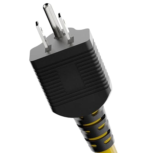 NEMA 5-15P to L14-30R Power Adapter Cord, WINXUS Household 15Amp to Generator Lock in 30Amp Adapter Cord, 3 Prong to 4 Prong Generator Transfer Switch Converter, STW 12AWG,1FT