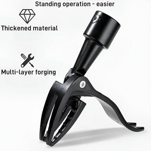 Weed Puller Tool，Stand Up Weed Puller Tool，Weeding Artifact Uprooting Equipped with a shovel，Easily Remove Weeds Effortlessly Without The Need to Tug, Bend, Garden weeding tools. (Stainless Steel)
