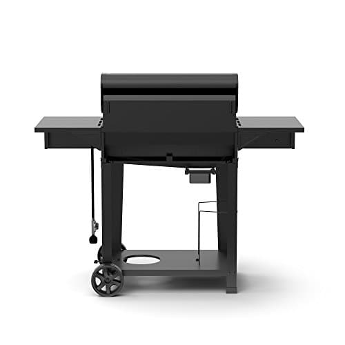 720-0982 5 Burner Propane Barbecue Gas Grill, Side Shelves with Hooks, for Outdoor Cooking, Patio, Garden Barbecue Grill, 50000 BTUs, Open Chart, Black