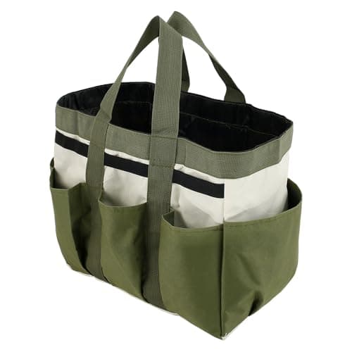 Garden Tool Holder Bag With 8 Pockets, Elastic Straps, And Sturdy Handles, Heavy-Duty Oxford Organizer Keeps Gardening Tools Neat And Accessible, Ideal for Men And Women (1 PC)