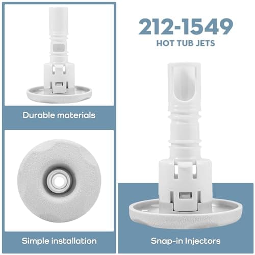 2'' Spa Hot Tub Jets Compatible with Cluster Storm Internal Directional Jet 212-1549/218-51405 Replacement for Bathtub Jets and Hot Tub (5PC)