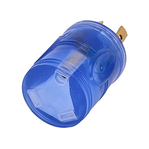 30 amp rv Power Adapter 4 Prong Twist Lock Plug Heavy Duty Converter L14-30P to TT-30R 125/250V 30A Male Plug to 30A Female Receptacle for Generator Caravan RV Camper (Clean Blue)