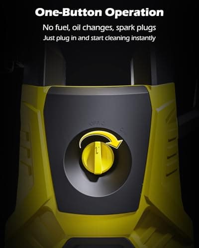 Electric Pressure Washer 4800 PSI 3.0 GPM High Power Washer with 4 Nozzles, 35FT Power Cord, Cleaning Machine with Foam Cannon for Cars Fences Driveways Patios Home Cleaning