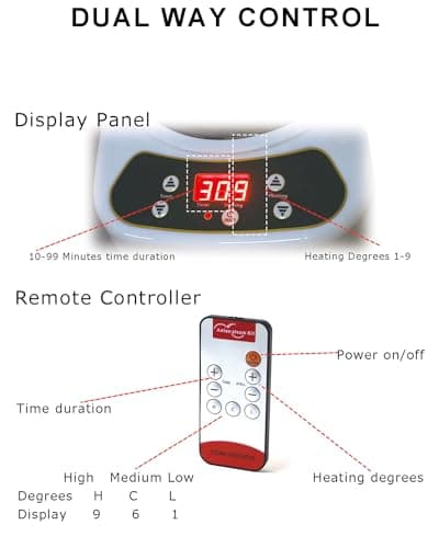 Portable Sauna Steamer Pot, 3L Lightweight Large Capacity Spa Machine, Mini Sauna Generator for Home with Remote Control, Timer&Heating Degrees Display for Spa Therapy