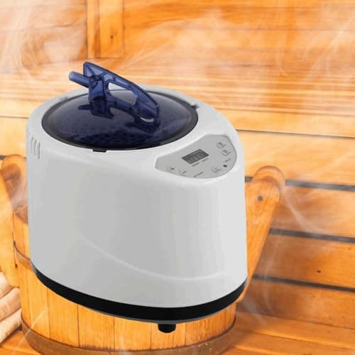 Portable Sauna Steamer Machine for Home Use, Personal Sauna Pod with Fast Heating, Adjustable Steam Settings, Quiet Operation, Ideal for Relaxation, Detox, and Skin Care, Fits Most Sauna Tents