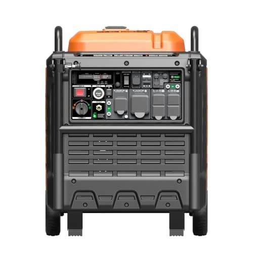 GENMAX Portable Generator, 9000W Super QuietDual Fuel Portable Engine with Parallel Capability, Remote/Electric Start, Ideal for Home backup power.EPA &CARB Compliant (GM9000iEDC)