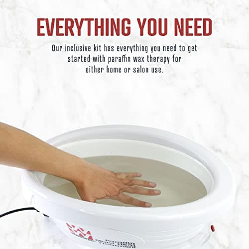 Paraffin Wax Warmer Bath Unit for Hands and Feet for Arthritis Pain Relief and Moisturizing Treatments with Accessories, Lavender