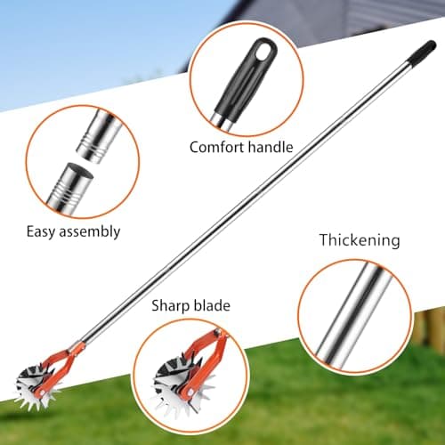 Edger-Lawn-Tool - Manual Lawn Edger, 67 Inch Sidewalk Edger for Yard Landscaping