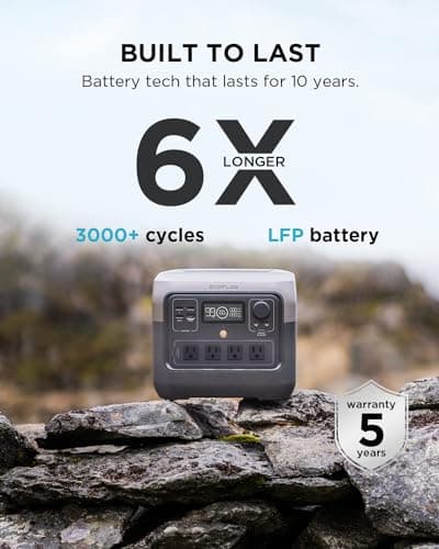EF ECOFLOW Portable Power Station RIVER 2 Pro, 768Wh LiFePO4 Battery, 70 Min Fast Charging, 4X800W (X-Boost 1600W) AC Outlets, Solar Generator for Outdoor Camping/RVs/Home Use Black
