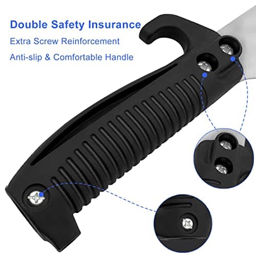 Buyplus 26FT Reach Pole Saws for Tree Trimming, Pole Saw with 5-20FT Telescoping Extension Pole, Pruning Saw with 19" 3X Detachable Saw, Non-Slip Handle, Tree Trimmer for Garden Palms Shrubs(Blue)