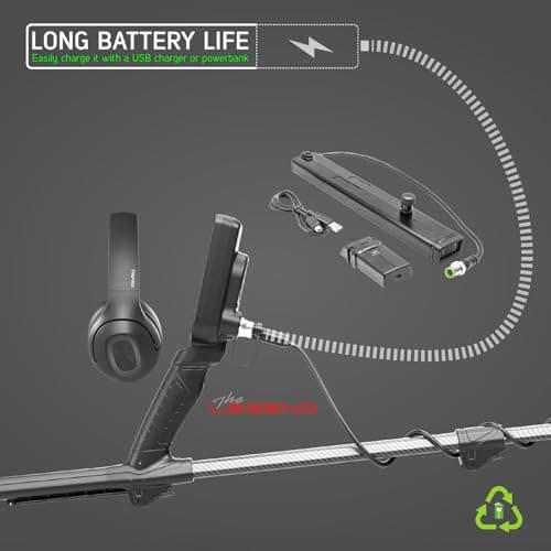 Nokta The Legend Pro Pack Metal Detector Kit Seasoned Hunter Pack (Pointer,Digger,Carrying Case,Cap) Professional Set for Adults Waterproof Rechargeable Multi-Frequency Detectors for Treasure Hunting