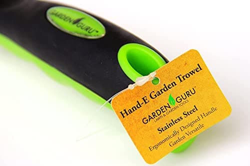 Garden Guru Super Strong Titanium Garden Trowel Hand Shovel - Rust Resistant - Ergonomic Handle - Perfect Tool for Gardening, Weeding, Transplanting and Digging in Garden Beds