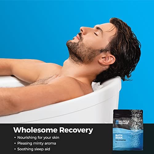 Arnica Infused USP Epsom Salts for Soaking for Pain- 29oz Bag Muscle Recovery Magnesium Bath Soak with Essential Oils, and Turmeric - Ease Tired Muscle & Joint Soother, Foot Baths