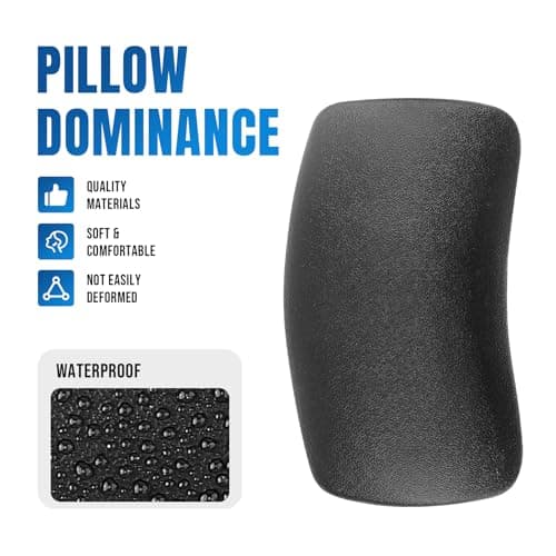 2 Pack Pillow Replacement for Cal Spas Hot Tub, Fits 2020-2023 Models, Head Rests, Black