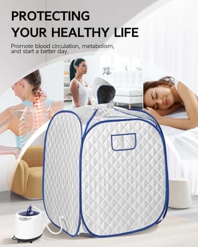 Sauna Steamer Machine, Portable Sauna Steamer, Steam Generator for Sauna, 2.5 Liter Home Sauna Steamer Pot with Remote Control, Steam Cup, Home Spa Sauna Accessories