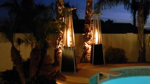 AZ Patio Pyramid Glass Tube Propane Gas Patio Heater, CSA certified