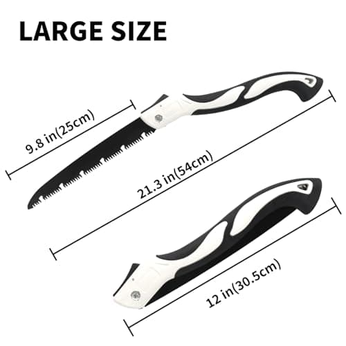 Premium Folding Saw - Ideal for Tree Trimming, Wood Cutting, Gardening, Camping & Hiking
