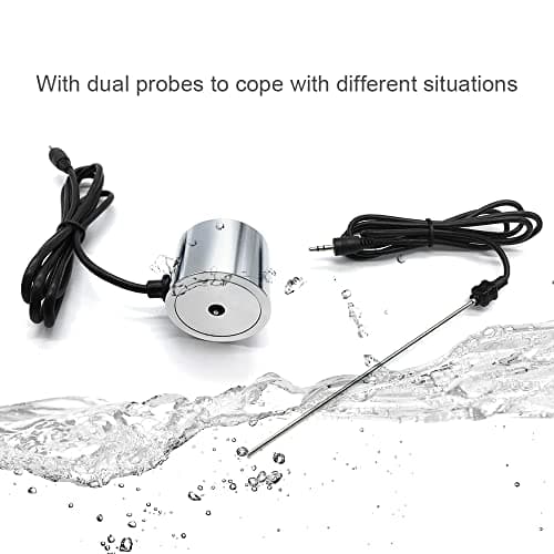 Water Leakage Detection,Water Pipe Leak Detector Sensor Water Pipe Tube Leakage Monitor Tester Kit with Dual Probes Earphone High Sensitivity Water Pipeline Locator Accessory Kit