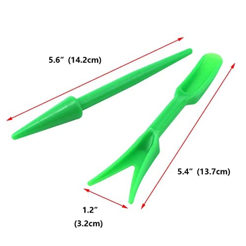 Antrader Mini Garden Hand Succulent Transplanting Tools for Indoor Gardening Plant Care, Set of 6, Green