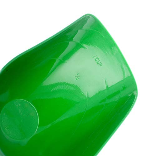 ASR Outdoor 2-Cup Large Feed Scoop, Plastic Hand Trowel - Green