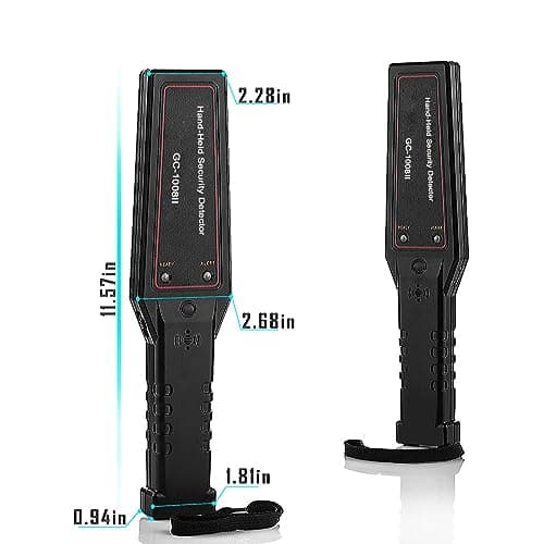 Hand Held Metal Detector,V·RESOURCING Portable High Sensitivity Metal Detector with Low Sensitivity Switch,for Security Inspection,Detecting Electronic Product, Metal Object