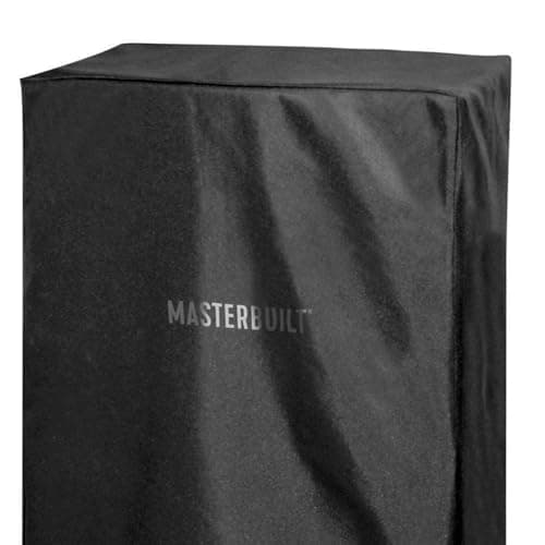 Masterbuilt 40-inch Vertical BBQ Smoker Weather-Resistant Polyester Cover to Fit All Masterbuilt 40-inch Vertical Smokers in Black, Model MB20080210