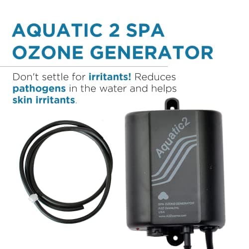 Aquatic 2 Spa, Hot Tub Ozone Generator 300 mg/h, Spa Skin Care, Ozonator, Irritant Reducer, for Water Sanitation