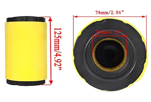 PP20VA46 Air Filter Oil Filter Tune Up Kit for Poulan Pro PP19A42 PB185A42 PP155H42 Riding Tractor 42" 46" Deck w/ 17.5hp 18.5hp 19.5hp 20hp 21hp Engine