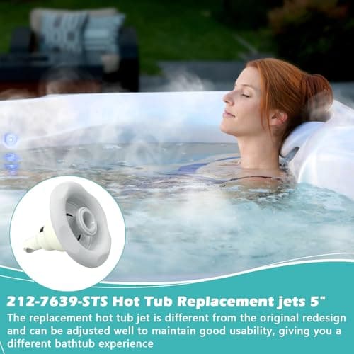 212-7639-STS Hot Tub Replacement Jets 5" Spa Hot Tub Jets 3P