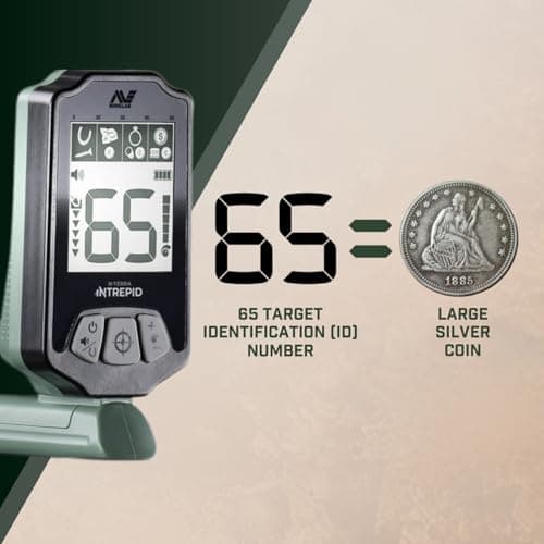 MINELAB X-Terra Intrepid, All-Terrain Professional Pinpointing Metal Detector for Adults with Waterproof Coil, 2 Detect Modes, and Clear Target IDs