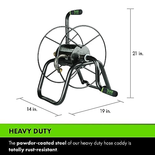 Yard Butler Handy Reel Silver Vein - Compact & Easy-to-Use Garden Hose Reel - Portable Design with Mounting Option - Make Watering Your Plants, Flowers & Lawn Easy