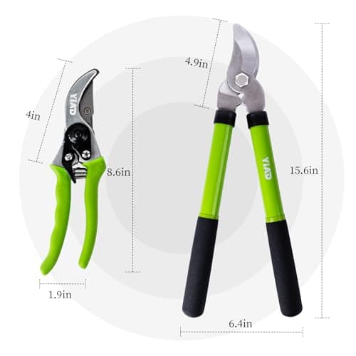 Loppers for Tree Trimming, Heavy Duty Branch Cutter Pruning Shears Set, Labor Saving and Durable Garden Clippers, Pruning Shears for Gardening Plants, Flowers and Tree Trimmer