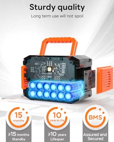 MARBERO Portable Power Station 88.8Wh Solar Generator 150W Peak Lithium Battery Backup Power Bank with LED Light for Home Outdoor Travel Emergency RV Off-Grid Living (Solar Panel Optional)
