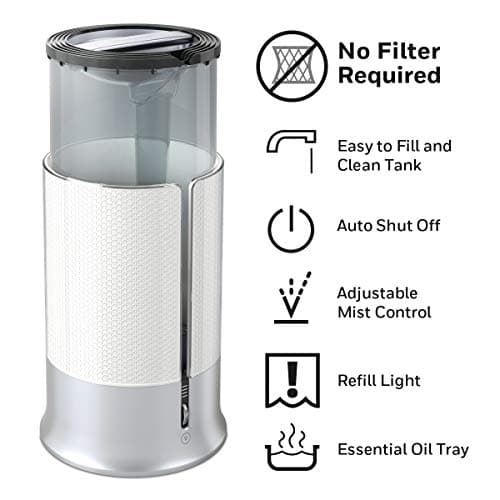 PUR Honeywell Designer Series Cool Mist Humidifier, White