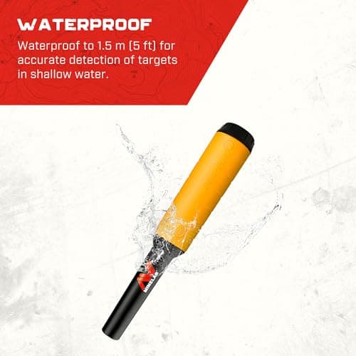 MINELAB PRO-FIND 20 Waterproof Pinpointer Metal Detector for Adults with Audio & Vibration Indication (Holster Included)