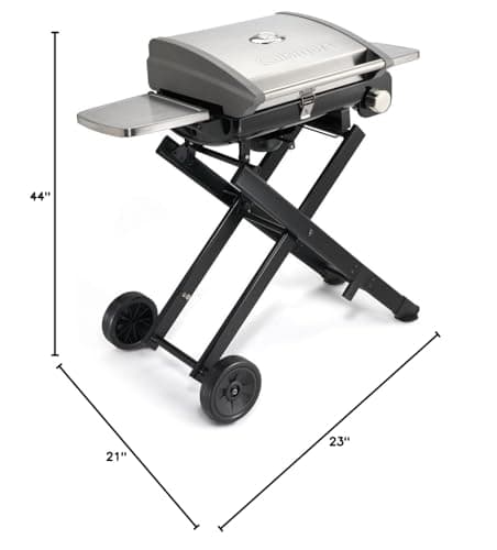 Cuisinart CGG-240 All Foods, 27.3" L x 38" W x 23.5" H, Roll-Away Gas Grill, Stainless Steel