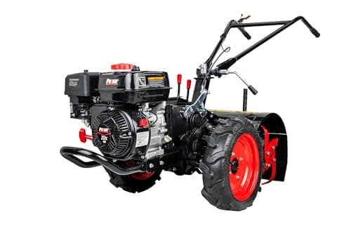 Pulsar 20-Inch Gasoline Powered Rear Tine Tiller with Variable Speed and Rotating Handle