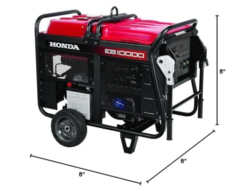 Honda 665570 EB10000 10000 Watt Portable Generator with Co-Minder