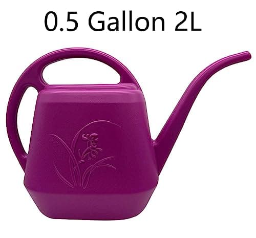 Watering Can - for Home Plant Garden - 1/2 Gallon - Rose Red