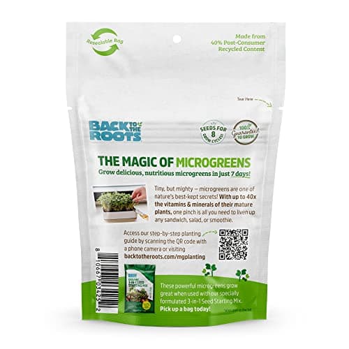Back to the Roots 43003 Microgreens Ceramic Kit-Refill