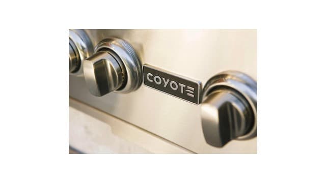 Coyote Outdoor Kitchen Grill | 28- inch Freestanding Natural Gas Grill | 2 Burner Barbecue | Premium BBQ | Great For Outdoor Kitchens | Top-Tier Warranty | C-Series C1C28NG-FS