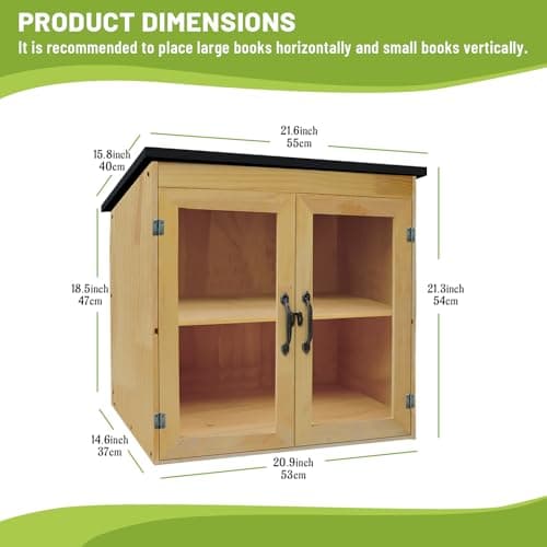 DIY little library box outdoo – Weatherproof, Durable Outdoor| Durable Outdoor Book Exchange | Community Sharing & Reading Encouragement
