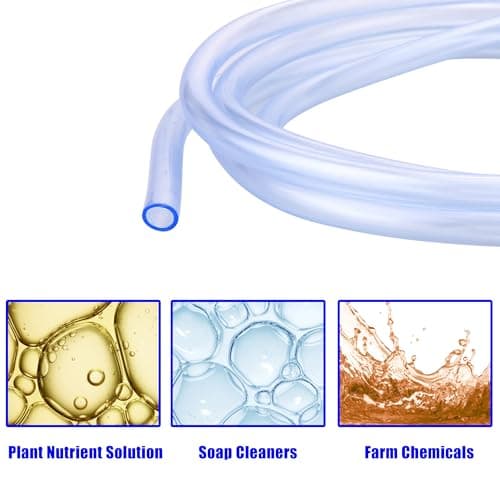 PWACCS Pressure Washer Siphon Hose with Filter, Downstream Soap Chemical Injector Parts for Power Washing, 10 Feet, 2 Filters