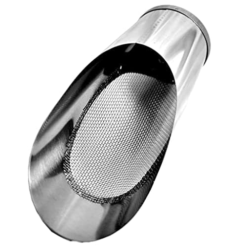 Bonsai Soil Scoop Metal 3 Pcs Set (Large with Soil Sifter, Medium, Small) Stainless Steel Garden Hand Soil Scooper, Professional Bonsai Tool Kit, Silver