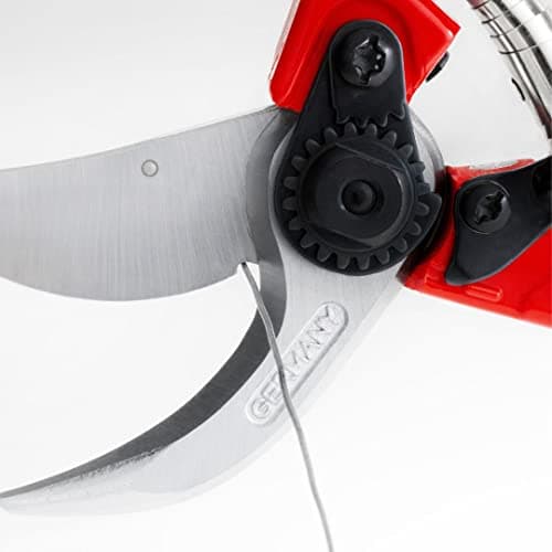 Berger Professional Pruning Shear, Forged Steel Body, Sap Groove to Prevent Sticking, 2 Locking Positions, Ergonomic Handle to Reduce Hand Strain, 1200