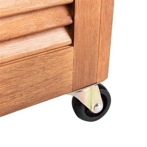 Safavieh PAT7038A Outdoor Collection Elina Teak 47.2" Cushion Deck Box